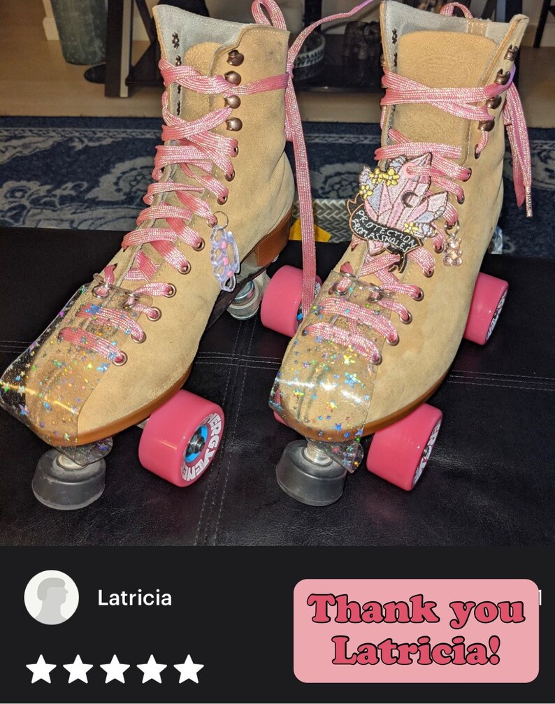 Crystal Ritual Roller Skate Lace Patch Individual Crystals Etsy