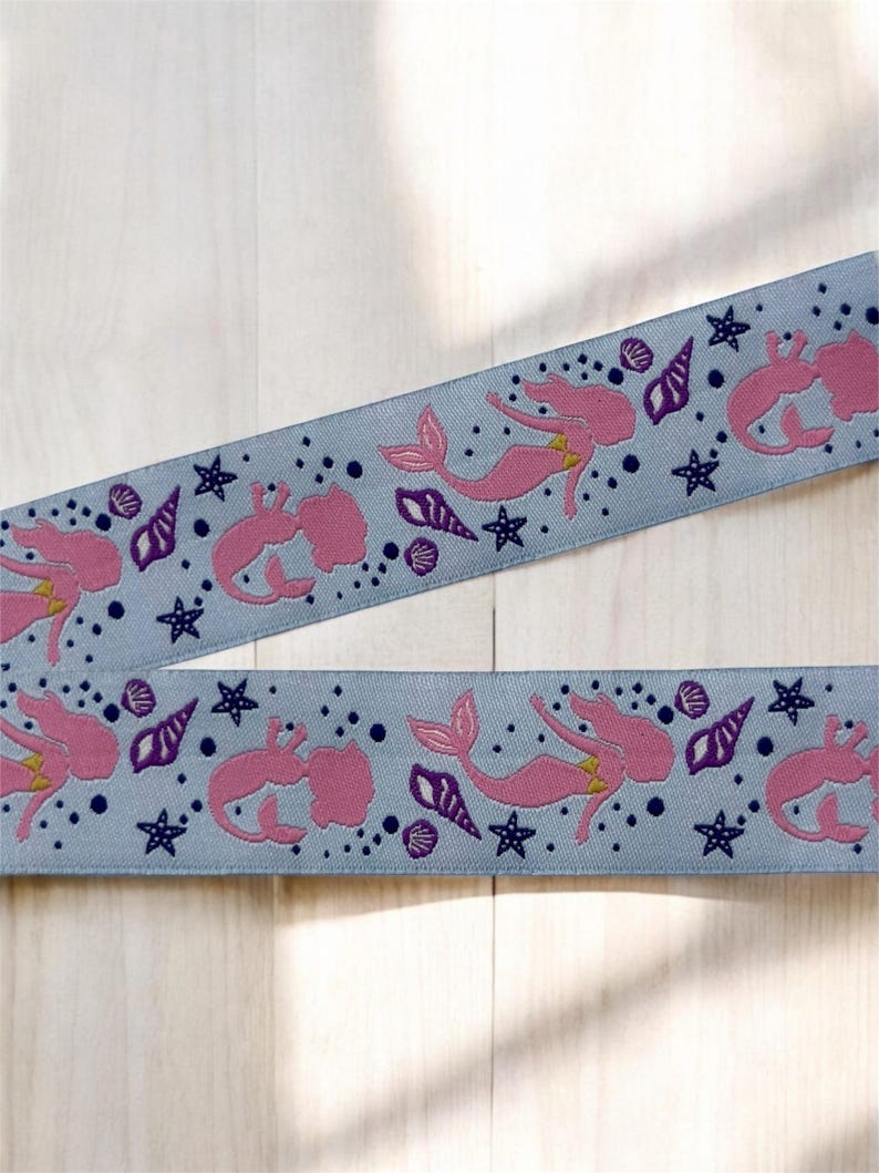 CUSTOM JACQUARD Woven Ribbon: HD Polytrim for Sewing Craft- belts/collars/shirts/kids clothing. image 10
