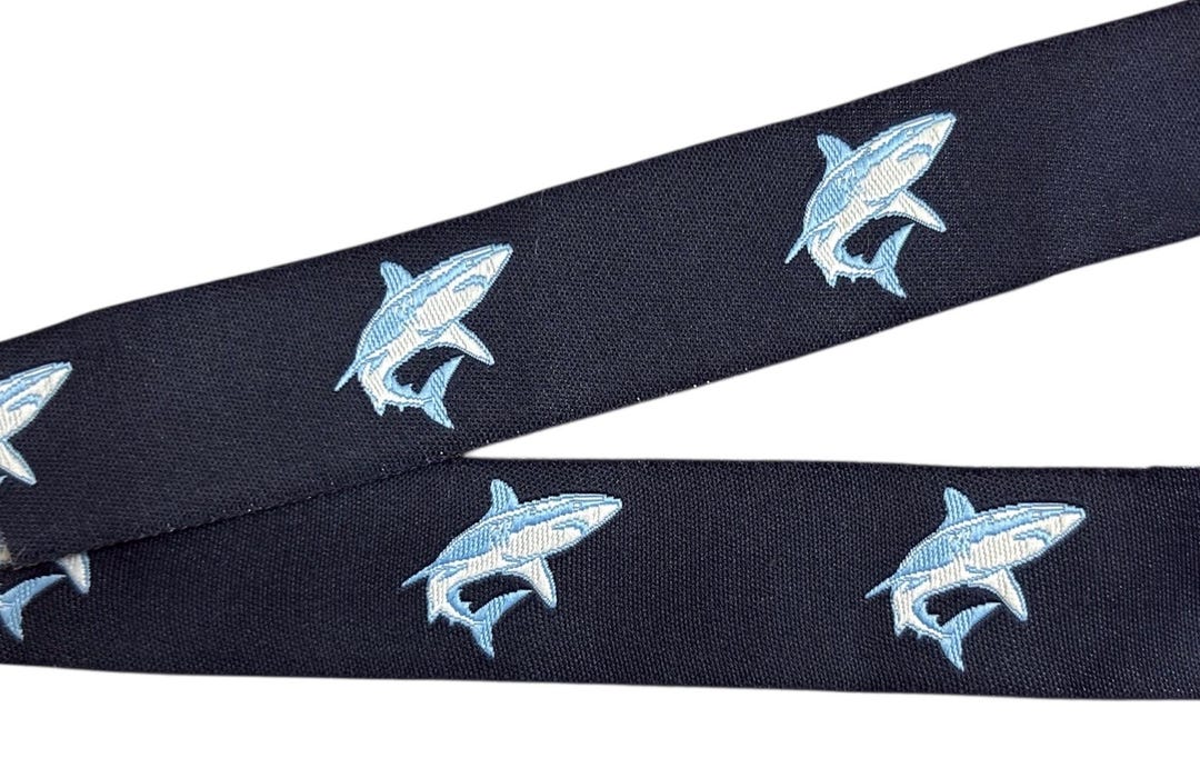 Polytrim Example Script Nautical/ Maritime SHARK JACQUARD Polytrim for Sewing Craft. Multiple ...