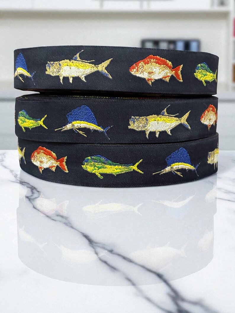 CUSTOM JACQUARD Woven Ribbon: HD Polytrim for Sewing Craft- belts/collars/shirts/kids clothing. image 6