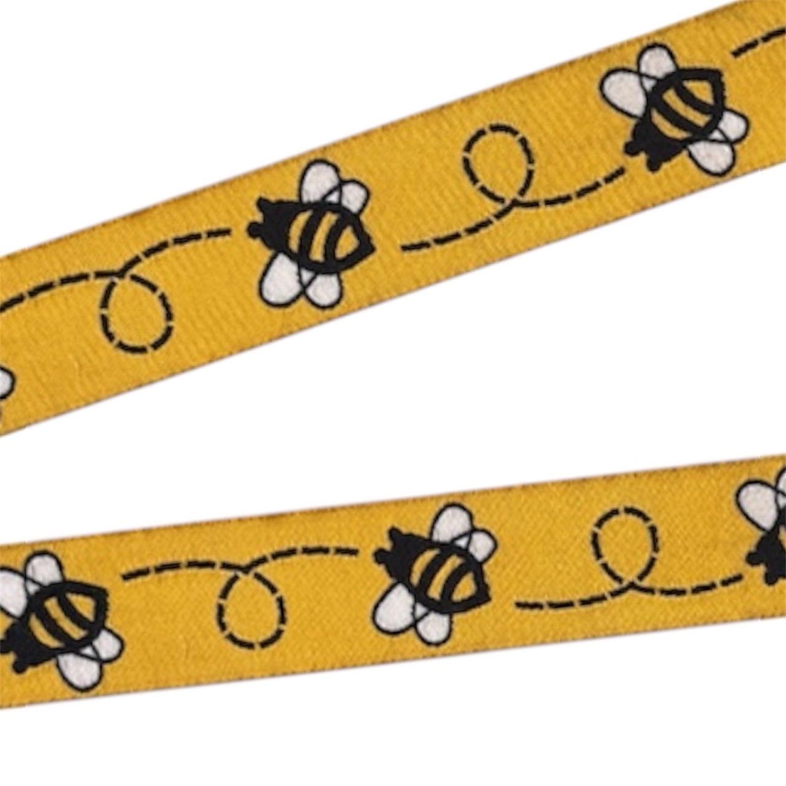 Polytrim Example Script ANIMALS/ BUMBLEBEE JACQUARD Ribbon Polytrim for Sewing Craft. 7/8 ...