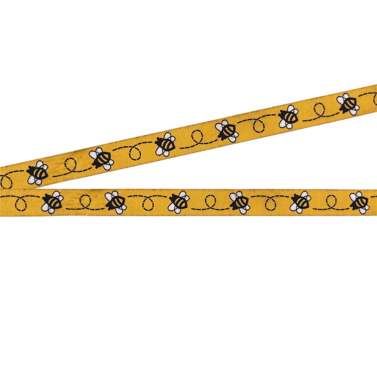 Polytrim Example Script ANIMALS/ BUMBLEBEE JACQUARD Ribbon Polytrim for Sewing Craft. 7/8 ...