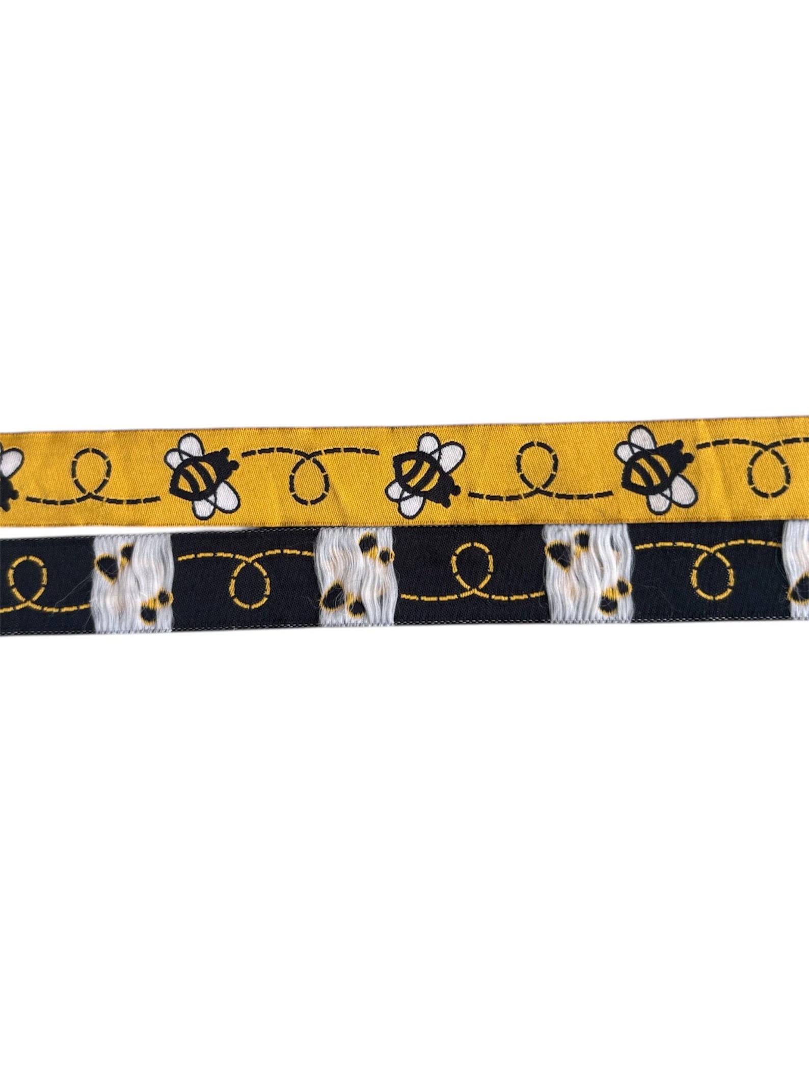 Polytrim Example Script ANIMALS/ BUMBLEBEE JACQUARD Ribbon Polytrim for Sewing Craft. 7/8 ...
