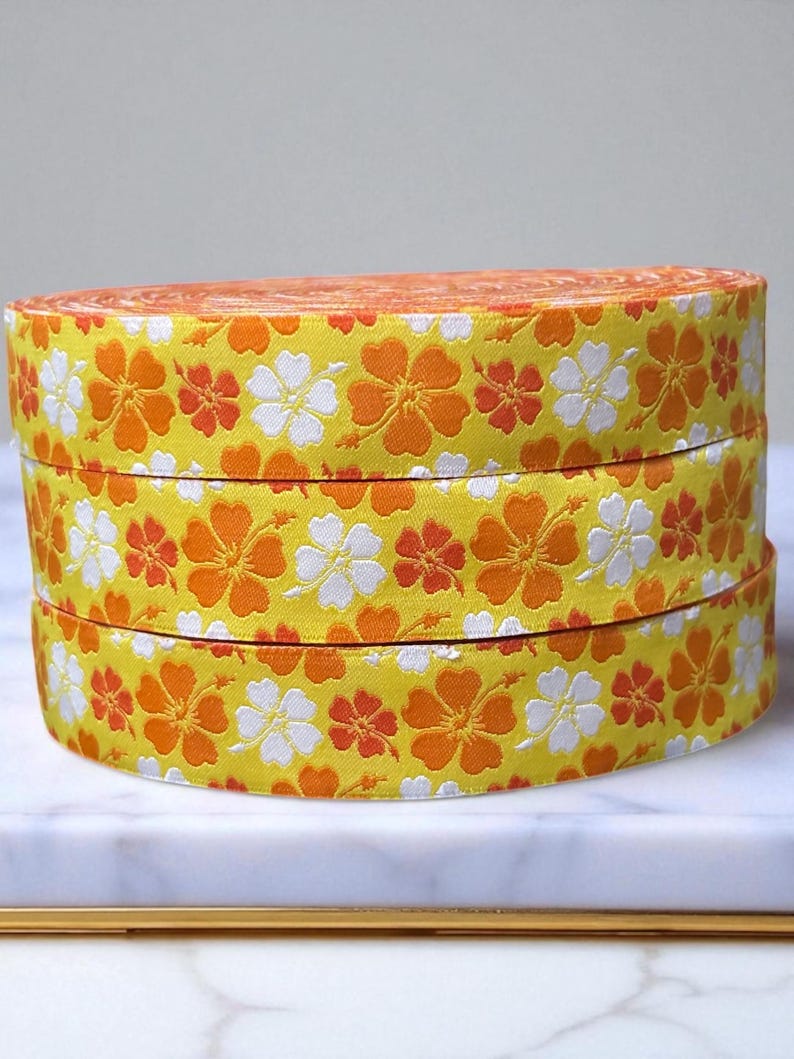 CUSTOM JACQUARD Woven Ribbon: HD Polytrim for Sewing Craft- belts/collars/shirts/kids clothing. image 5