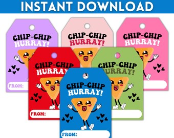 Chip Hooray Valentine's Day Cards for Kids (Digital Download)