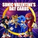 2025 Sonic Hedgehog Valentine Cards | Kids Valentine Cards | Printable ...
