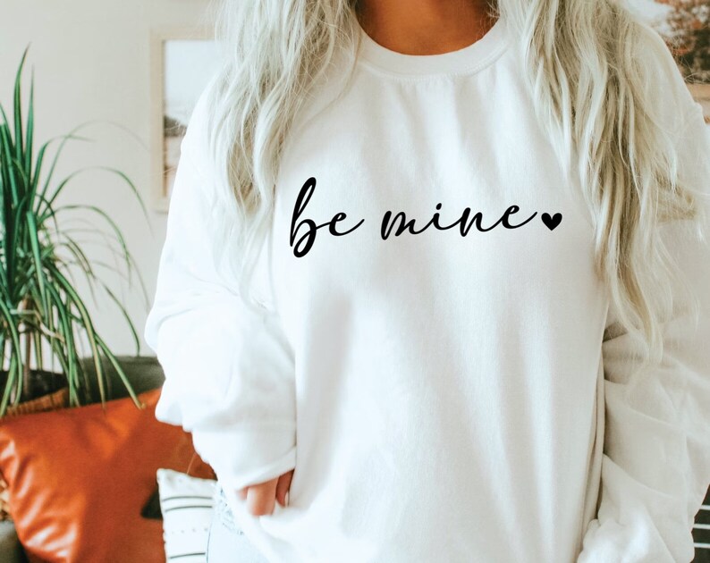 Be Mine Valentine SVG File, Heart Love Design (digital Download) - Etsy