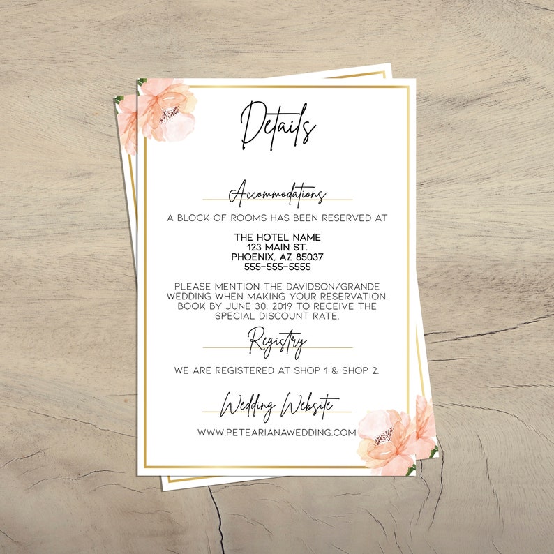 Printable Wedding Invitations Wedding Bundle Wedding Invitation Template Bundle 2019 Wedding Invite Floral Wedding Invitation