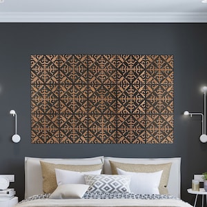 Beautiful rustic pattern tiles - set of 15 handmade tiles - 100% Copper, Brass or Stainless Steel