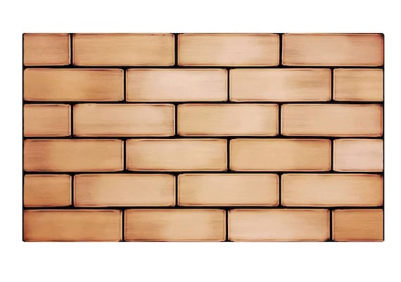 Set of 24 Handmade tiles - 100% Copper, Stainless Steel or Brass.