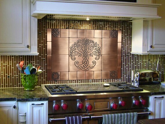 Celtic set 29 Handmade tiles - 100% Copper, Stainless Steel or Brass