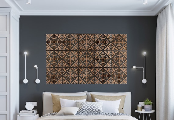 Beautiful rustic pattern tiles - set of 15 handmade tiles - 100% Copper, Brass or Stainless Steel