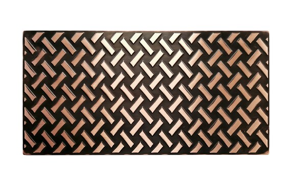 Handmade, beautiful, unique backsplash - 100% Copper, Stainless Steel or Brass. Perfect for people who love art.