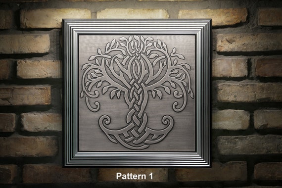 Gorgeous Tree of life in a beautiful, unique wooden frame. Handmade 100% Stainless steel and wood