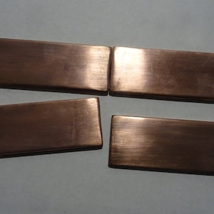 Set of 4 Handmade copper tiles. Perfect for kitchen backsplash, livingroom, fireplace. 100% copper - true metal with patina and wax