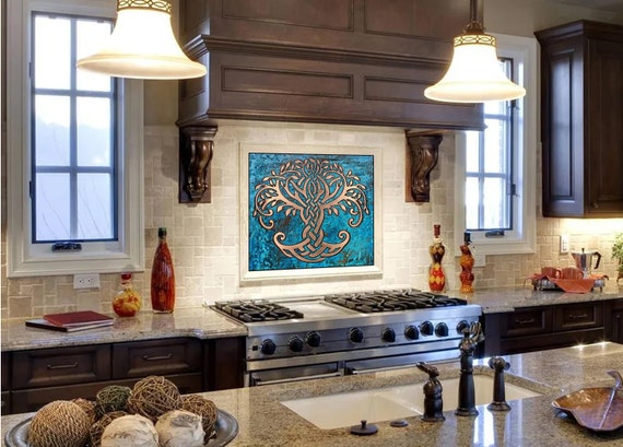 Handmade Celtic Tree of Life - 100% Copper, Brass or Stainless Steel with a hook to hang on the wall - perfect for a gift