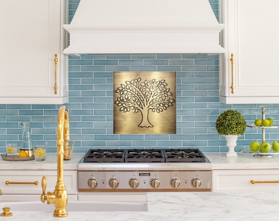 Tree of life - Handmade 100% Brass.  Covered with patina and wax.