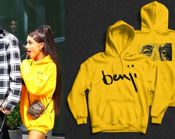 yellow benji hoodie