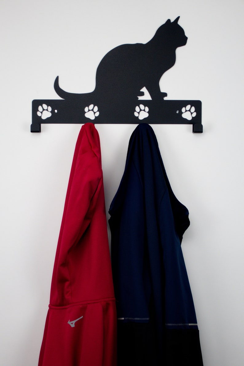 Cat Coat Hanger Made out of Metal Etsy