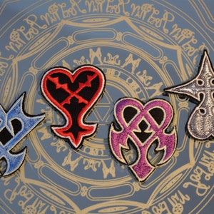 Kingdom Hearts Emblems Patches
