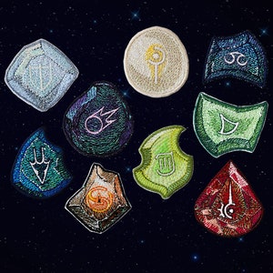 FFXIV Soul Crystal Embroidery Patch