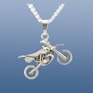 KTM SX 65, sports motif pendant, motif pendant, sports motif, motorsport, motorcycle pendant, motocross, silver pendant, silver necklace