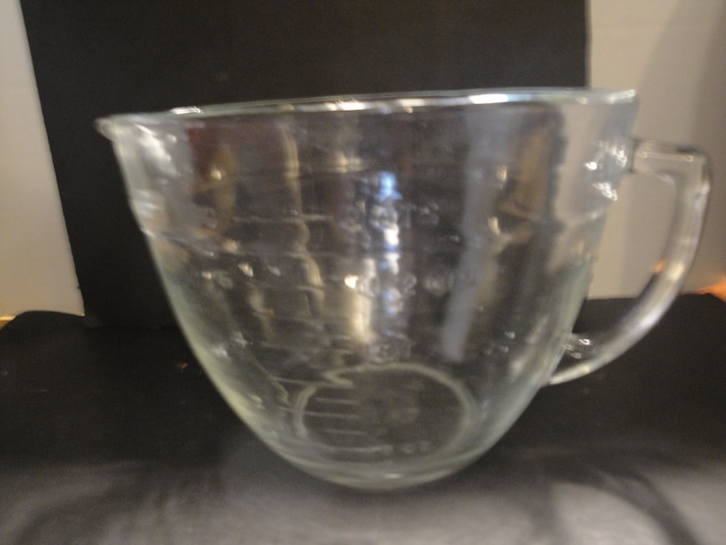 Anchor Hocking Microwave Safe Clear Glass Measuring Large Spouted