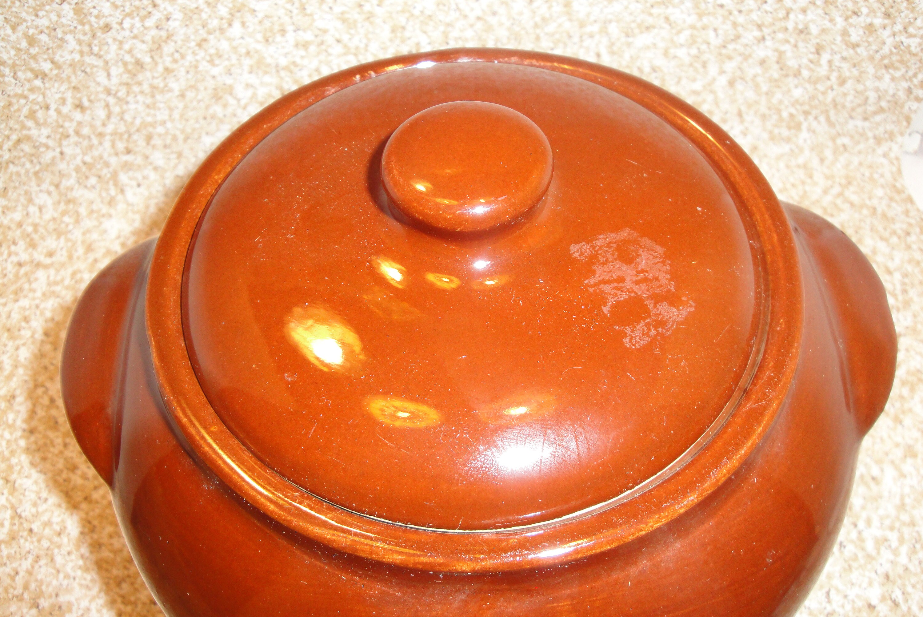Vintage Watt Dark Brown Bean Pot 76 Ovenware, Baking Favorite Etsy