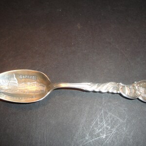 Antique Sterling THE CAPITOL, Washington D.C. Souvenir Spoon