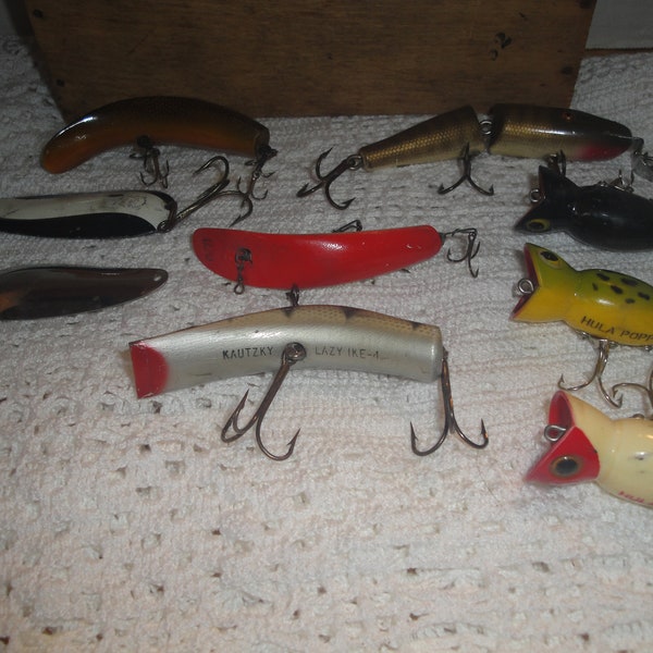 Old Fishing Lures Etsy
