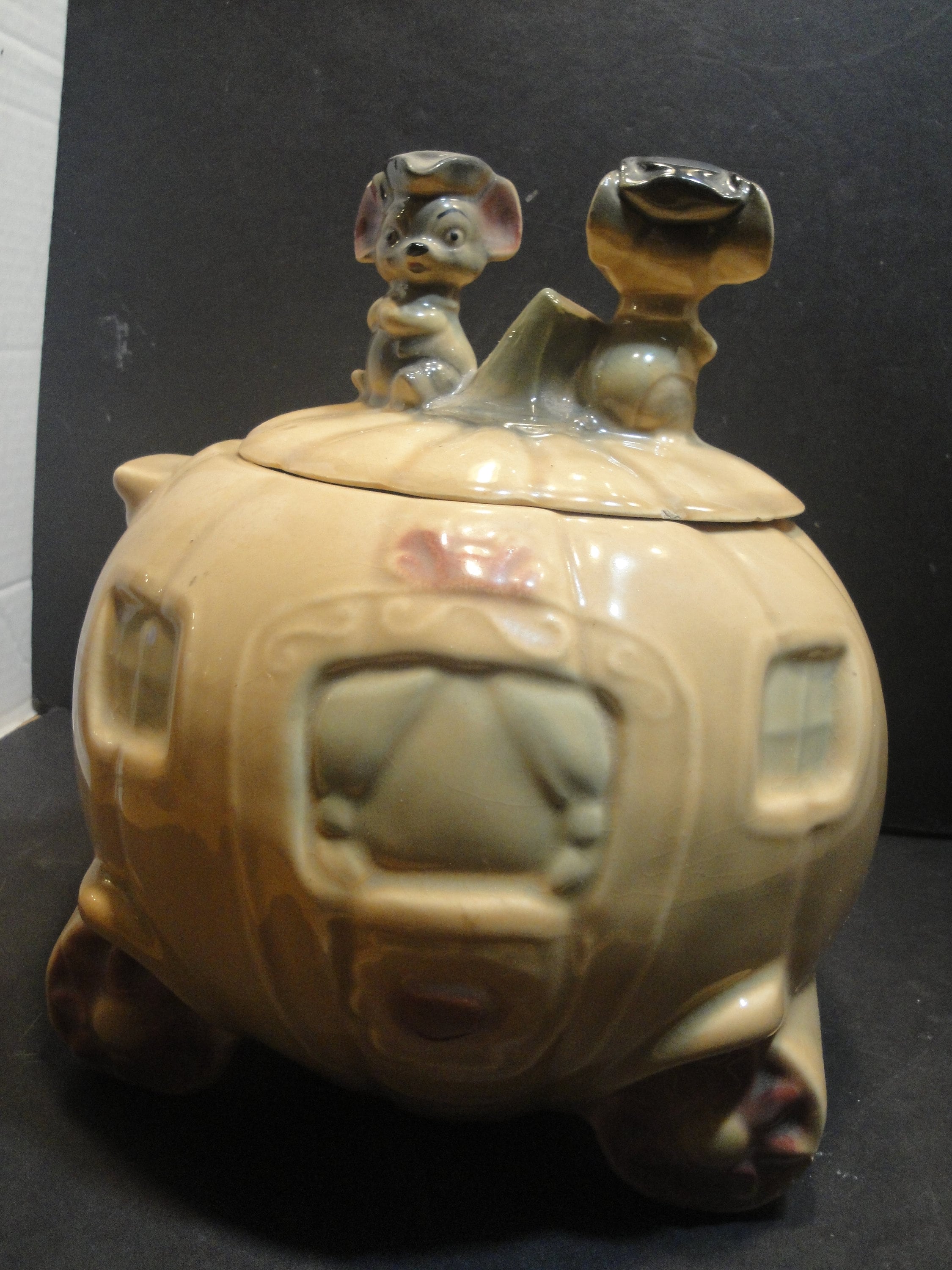 Brush Mccoy Cinderella Pumpkin Cookie Jar, Mice as Coachmen - Etsy