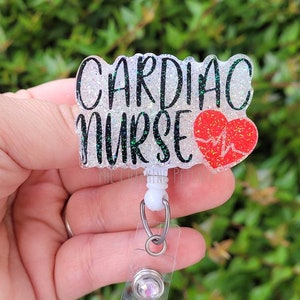 Cardiac Nurse Badge Reel 