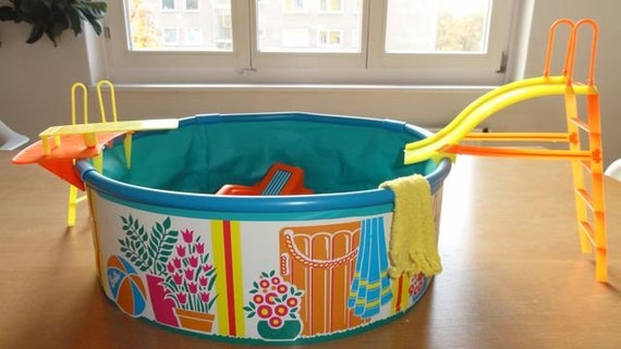 barbie with swimming pool