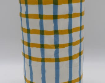 Edle große handgearbeitete Vase, Vintage