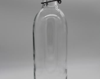 A very beautiful, sealable glass bottle from Italy, vintage.