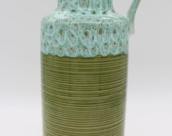 Mittelgroße Vintage Vase - hochwertiges Kunsthandwerk mit zwei ineinander übergehenden Oberflächen