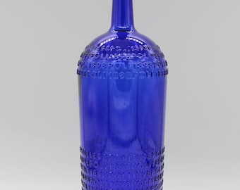 Bezaubernde blaue Vintage Flasche aus Italien, wiederverschließbar