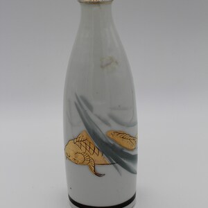 Japanisches Sake-Gefäß aus den 60er Jahren, handgefertigt und handbemalt Bild 4