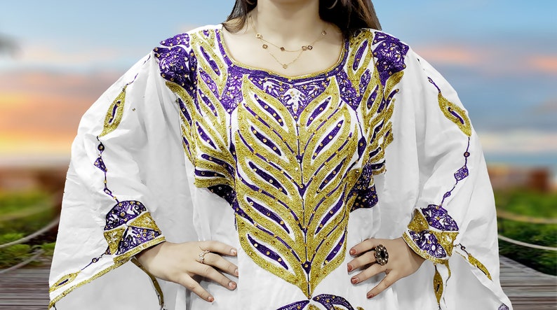 African Attire Floral Designer of Pink Bazin Channel Perlage Golden Beaded Dress Material