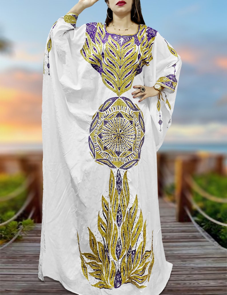 African Attire Floral Designer of Pink Bazin Channel Perlage Golden Beaded Dress Material