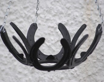 Horseshoe Hanging Basket