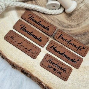 Kunstleder Patch, Label, Handmade #1