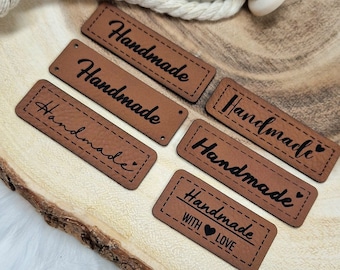 Kunstleder Patch, Label, Handmade #1