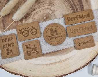 SnapPap Label, Patches, Dorfkind, Trecker, Schlepper