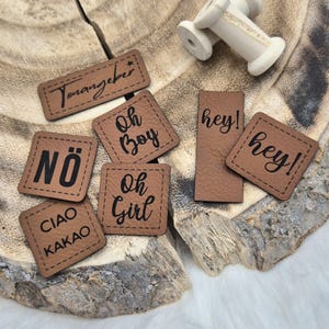 Kunstleder Patch, Label, Nö, Tonageber