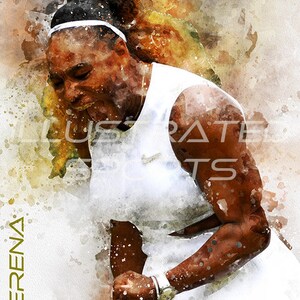 Serena Williams Print. High Resolution Digital Download Printable ...