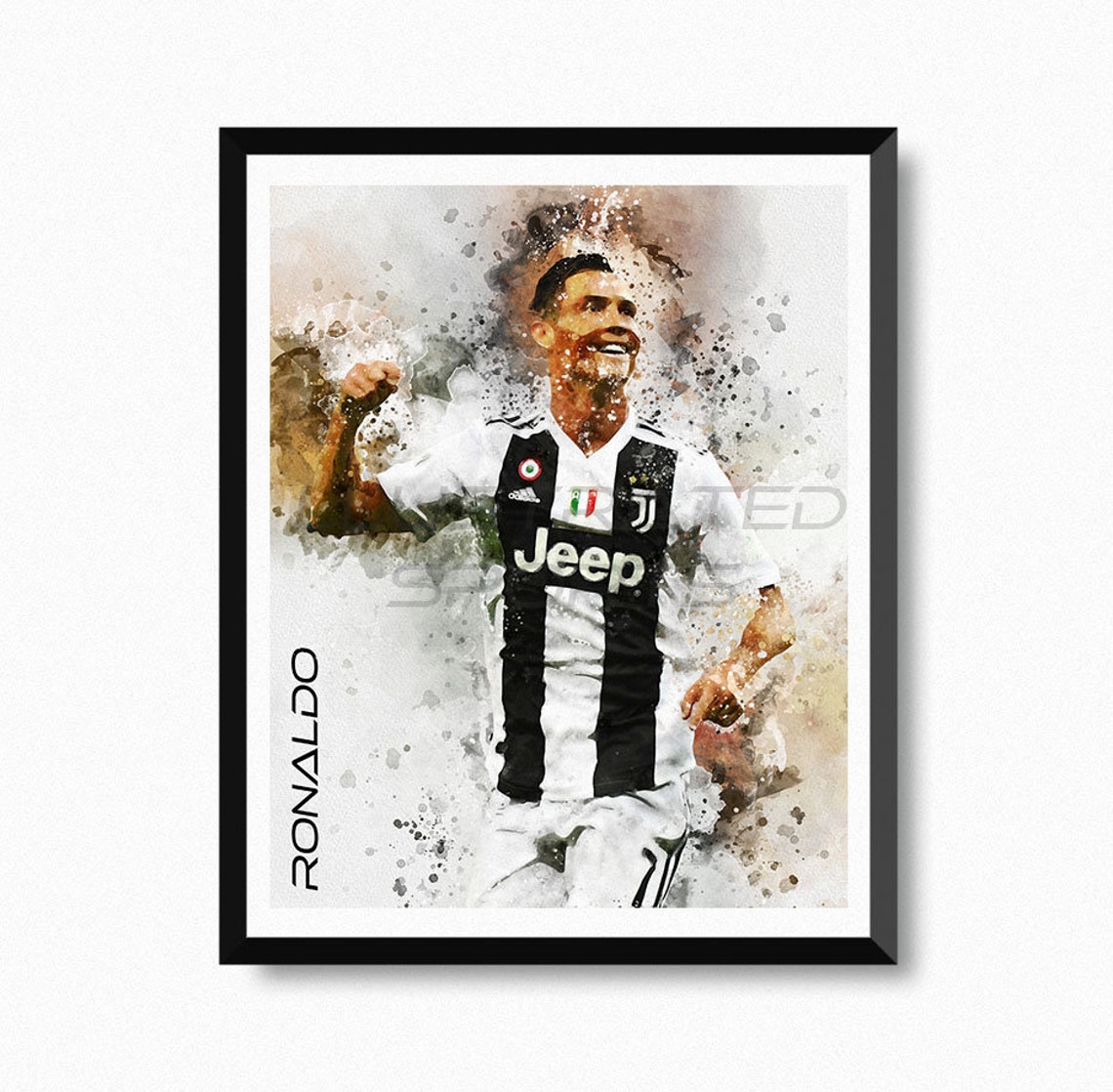 Ronaldo Print. High Resolution Digital Download Printable - Etsy