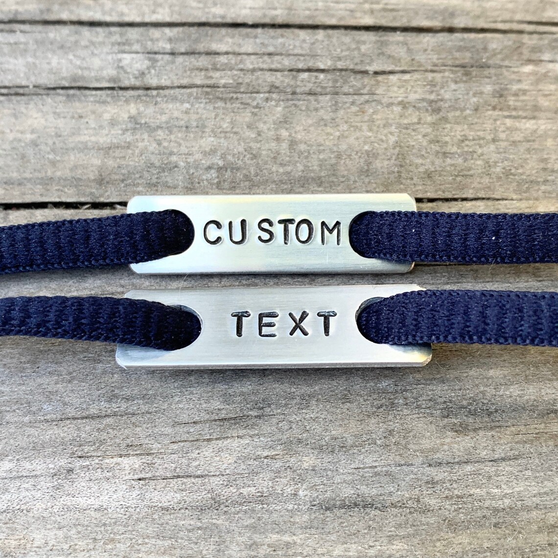 Personalised Lacelocks Custom Shoe Tag Gift Shoelace Plate Etsy