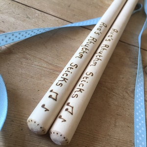 Baquetas de bordo personalizadas