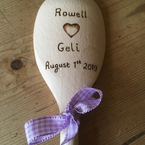 Personalised wooden spoon image 7